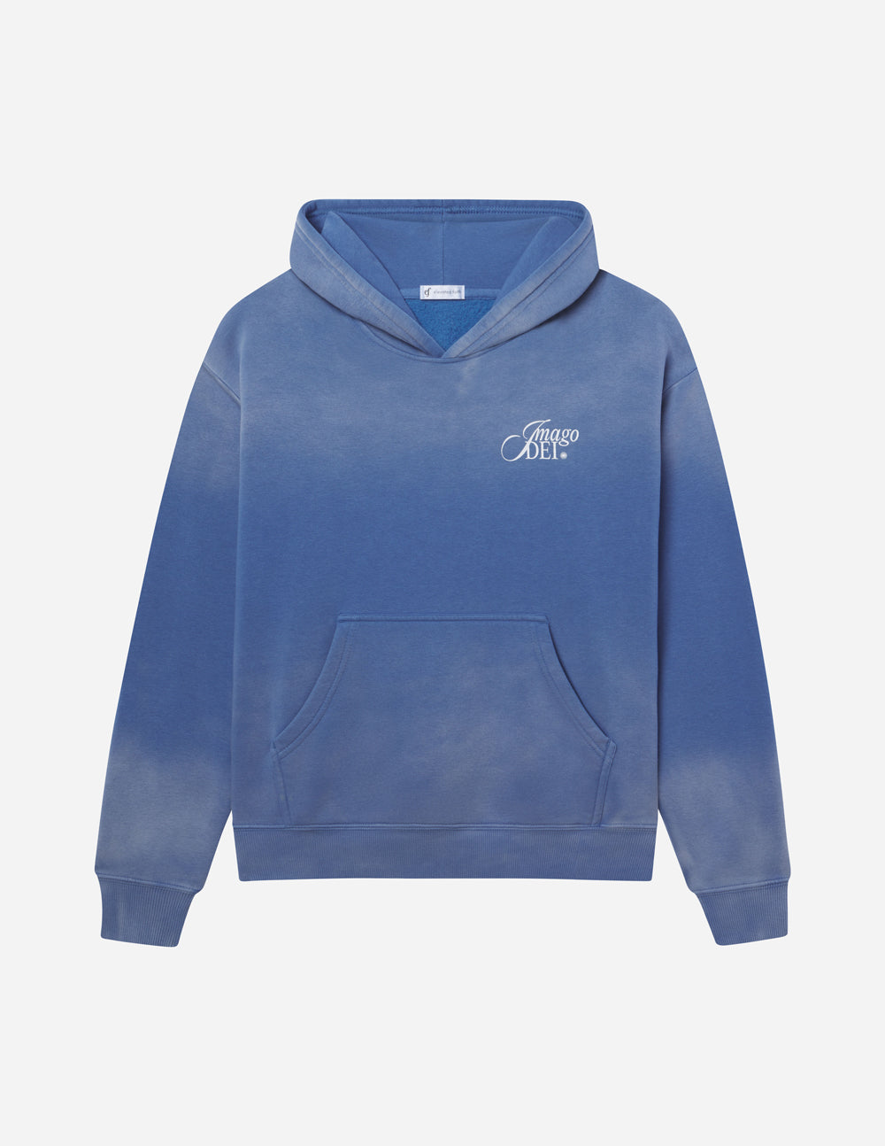 Unisex Relaxed Indigo Hoodie Imago Dei