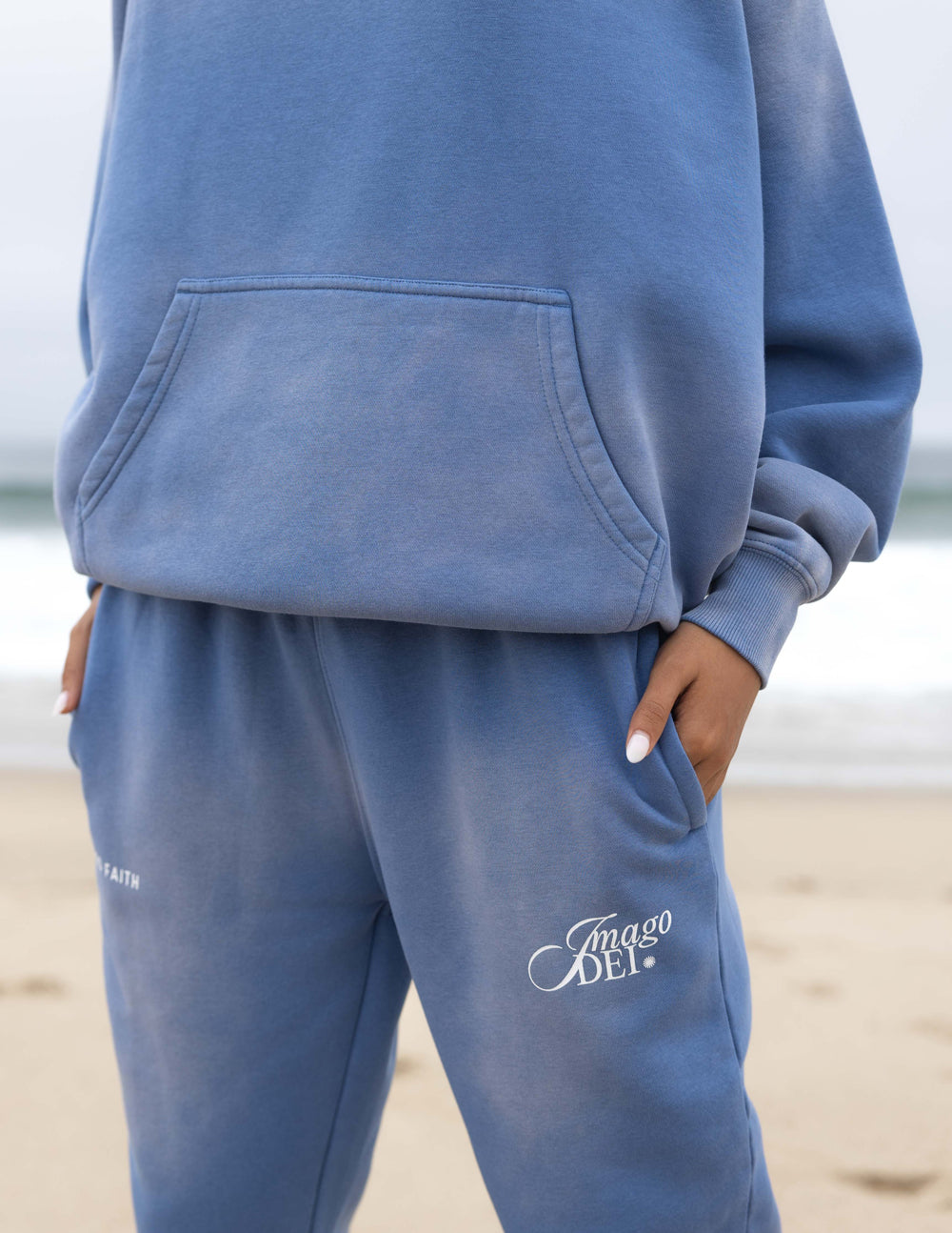 Imago Dei Indigo Relaxed Unisex Sweatpant