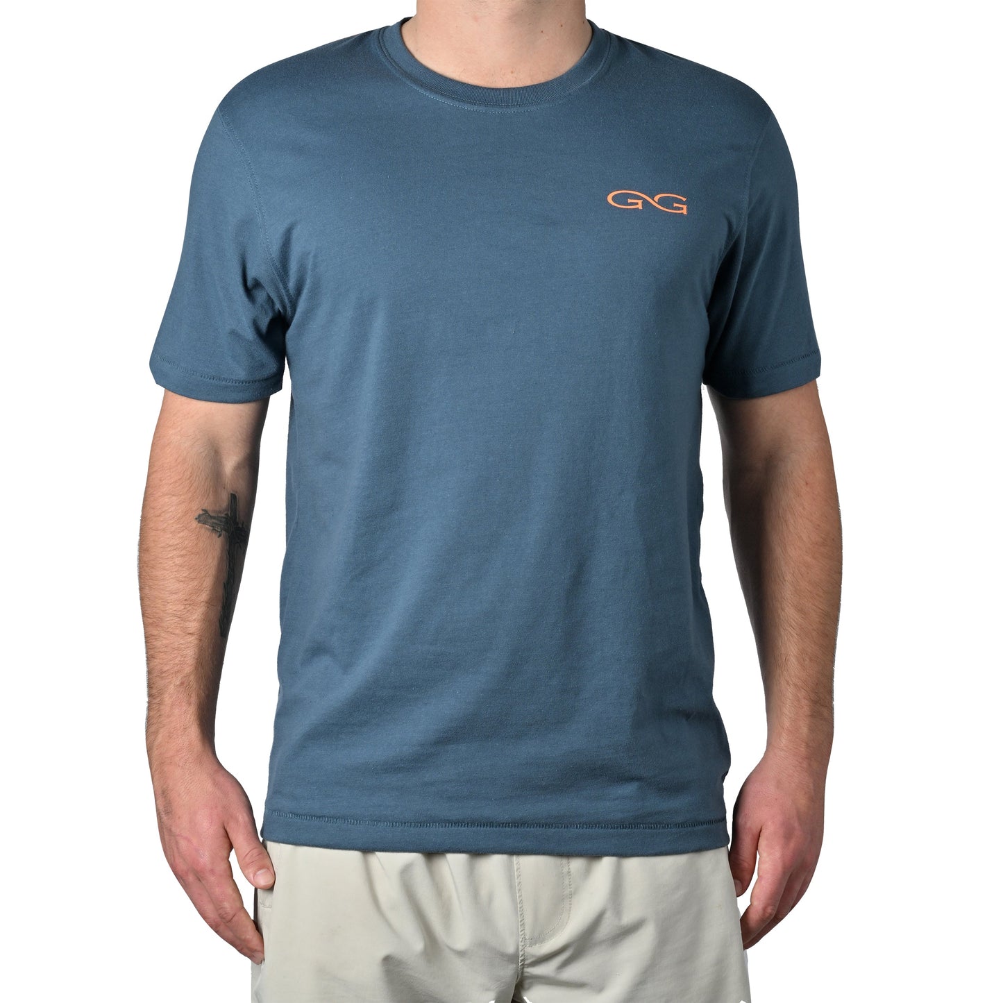 Deep Water Lightweight Graphic Tee Orange Collection