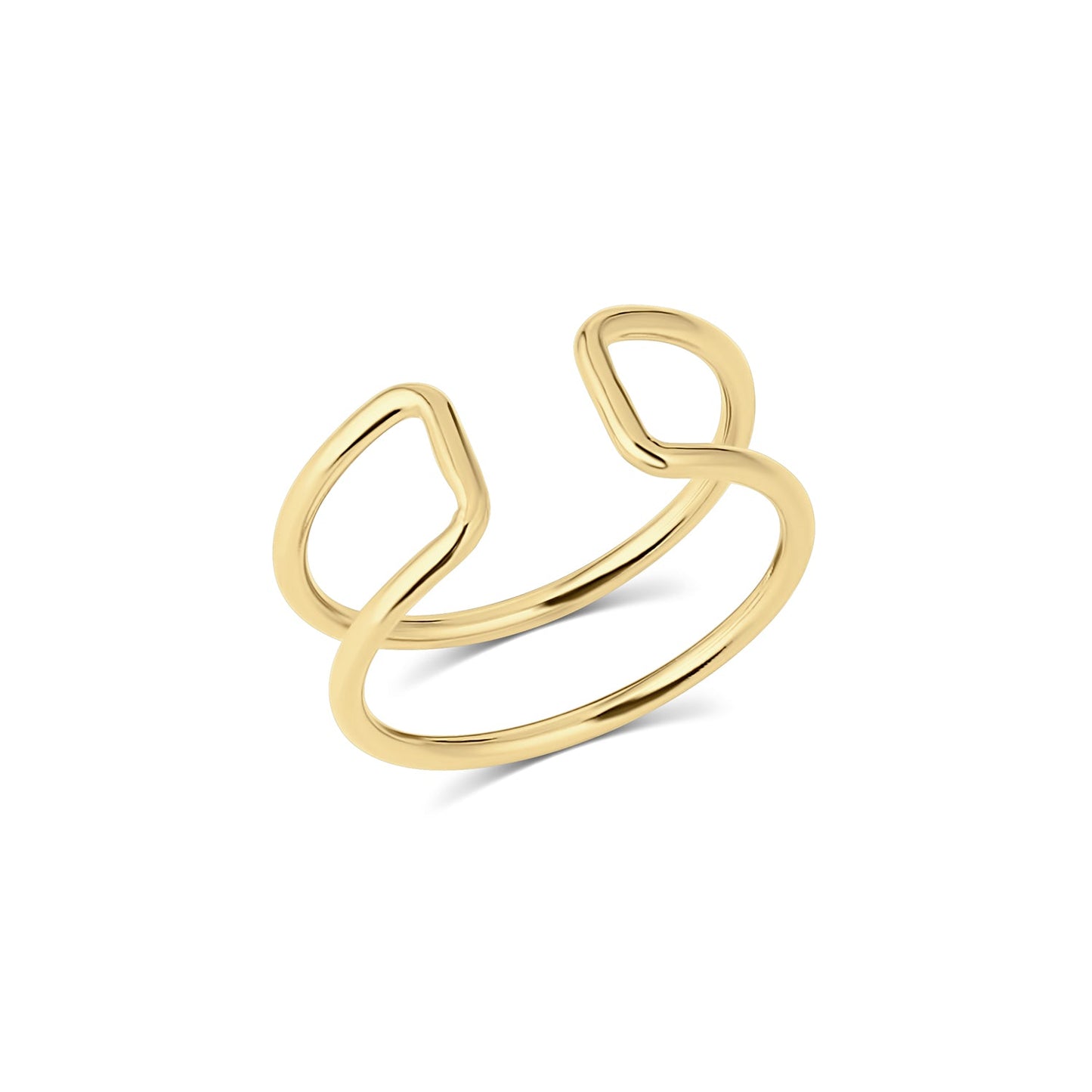 Indigo Adjustable 14k Gold Filled Open Ring The First Layer