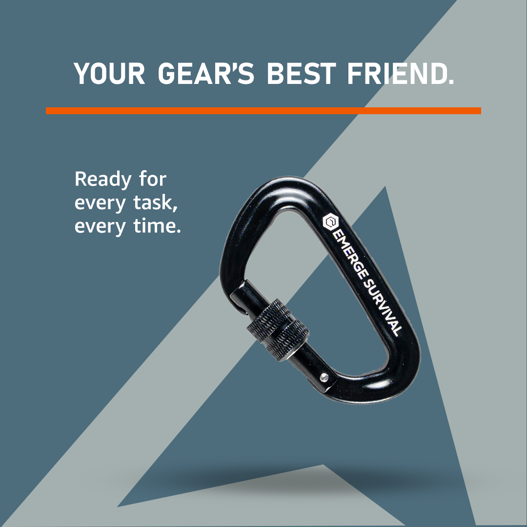 Emerge Lightweight Durable Carabiner for Gear Organization