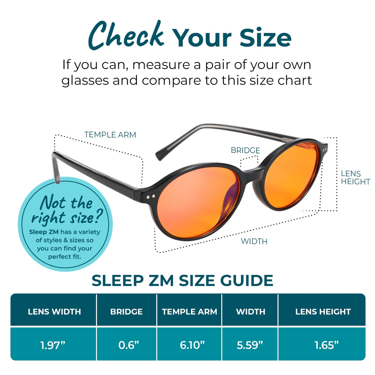 Blue Light Blocking Night-Time Glasses Black Sleep ZM