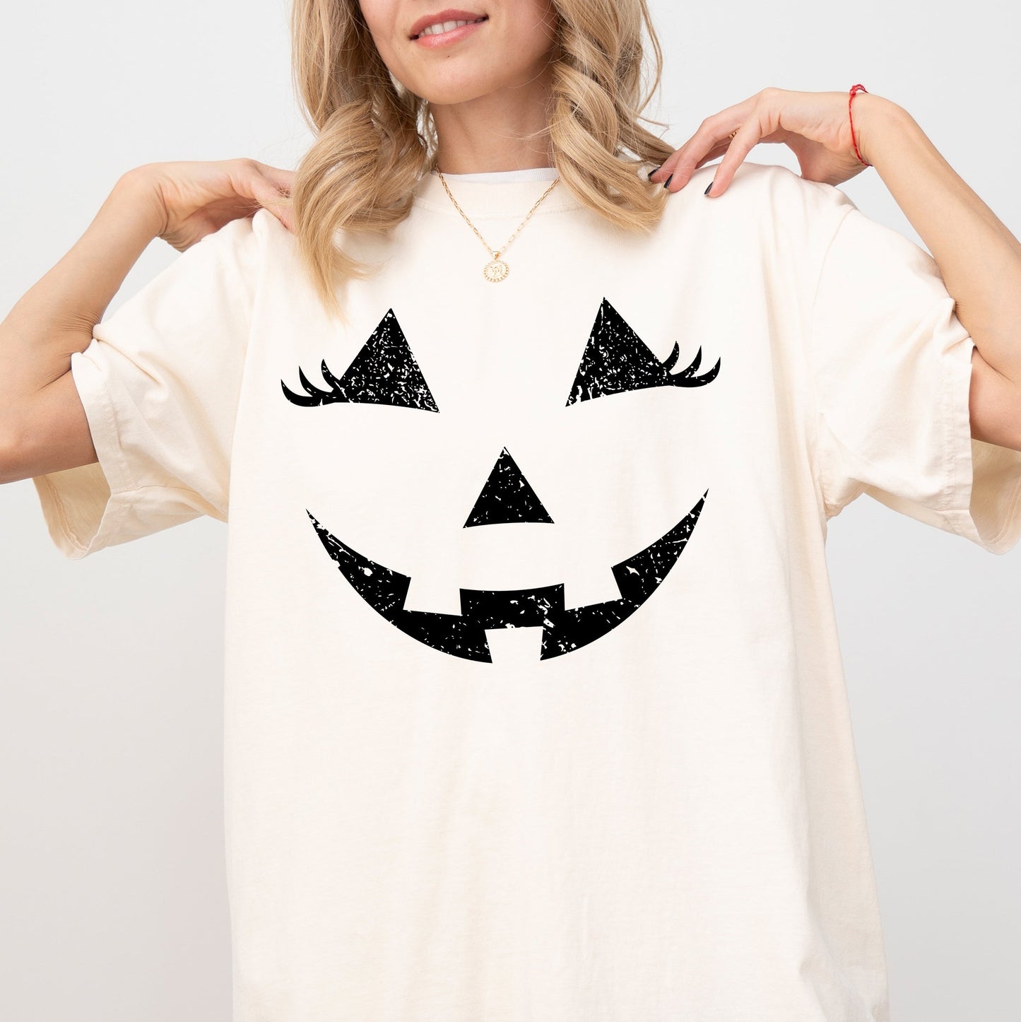 Jack-O-Lantern, Girl Pumpkin, Cute, Halloween, Spooky, Trick Or Treat Costume, Witch Shirt Comfort Colors T-Shirt