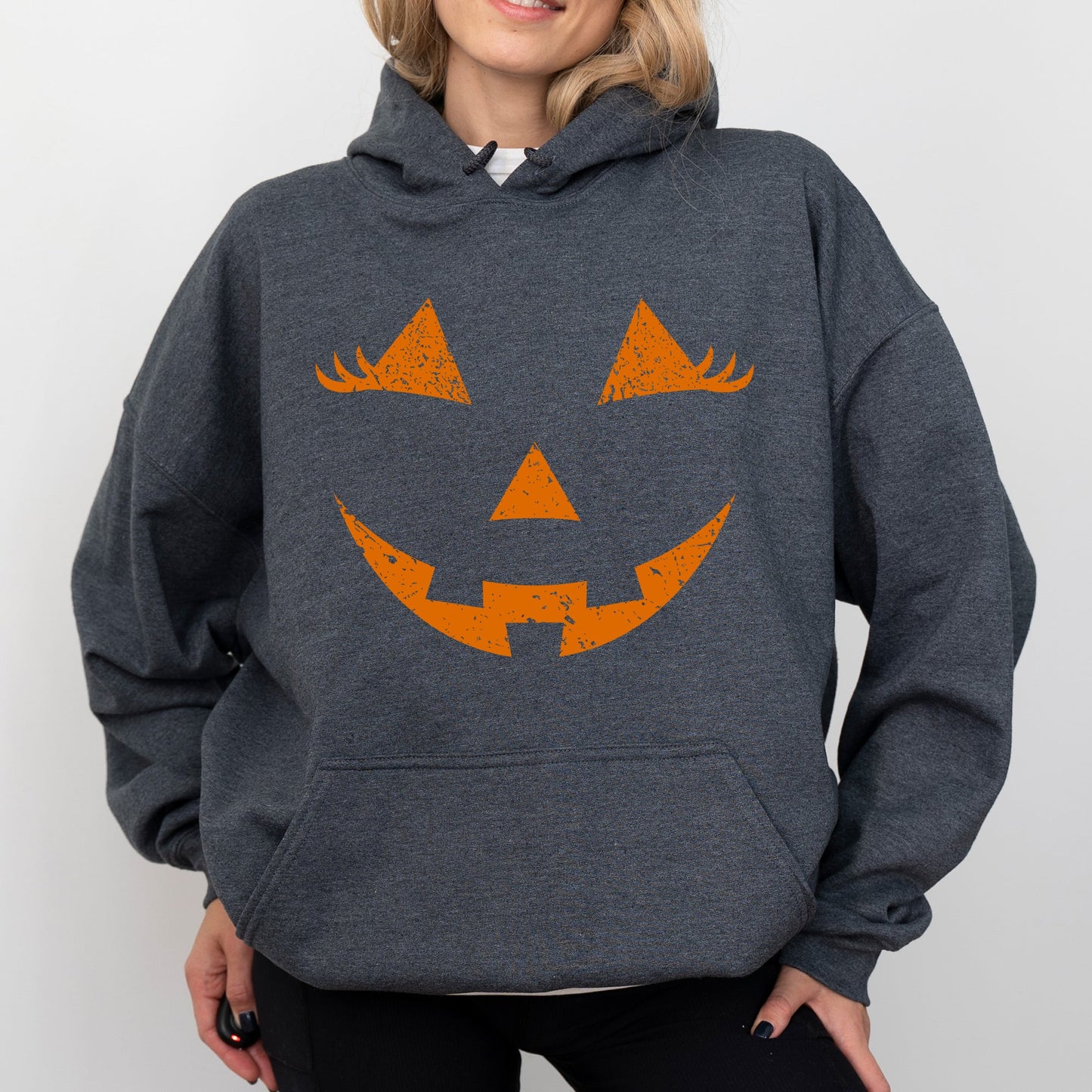 Jack-O-Lantern, Girl Pumpkin, Cute, Halloween, Spooky, Trick Or Treat Costume, Witch Hoodie, Hooded Sweatshirt