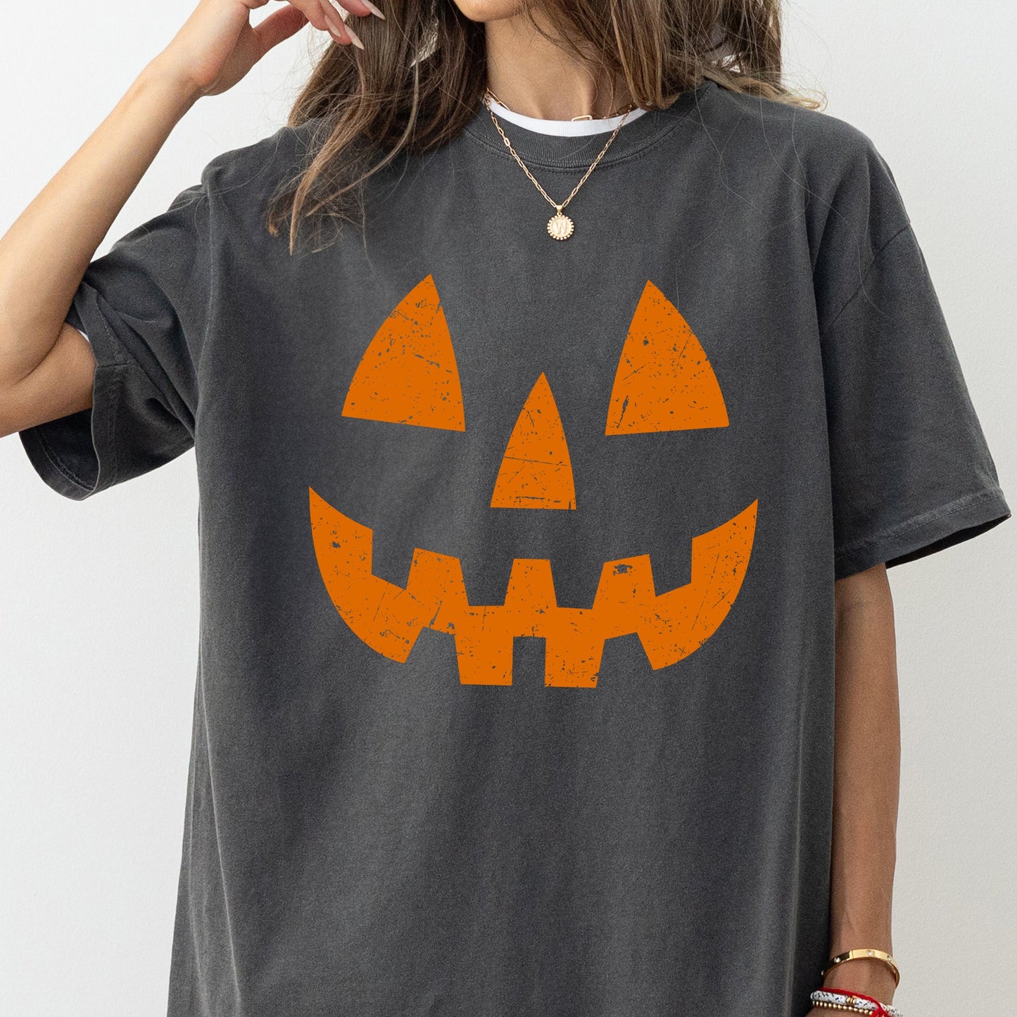 Jack-O-Lantern, Pumpkin, Cute, Halloween, Spooky, Trick Or Treat Costume, Witch Shirt Comfort Colors T-Shirt