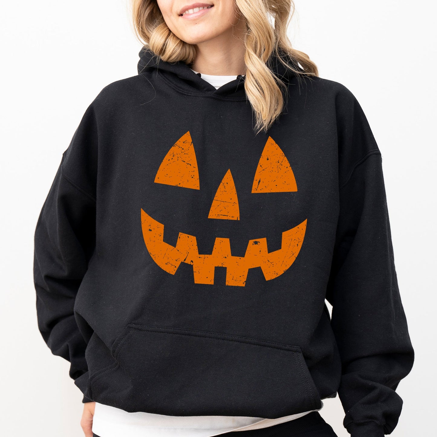 Jack-O-Lantern, Pumpkin, Cute, Halloween, Spooky, Trick Or Treat Costume, Witch Hoodie, Hooded Sweatshirt