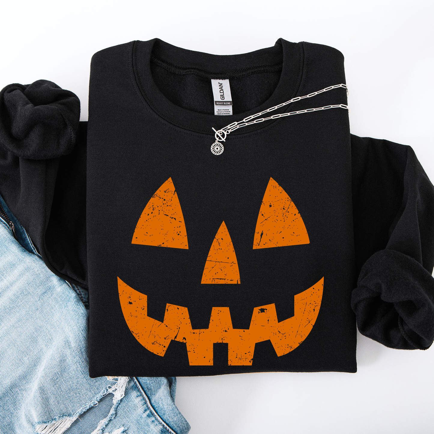 Jack o Lantern, Cute, Halloween Sweatshirt