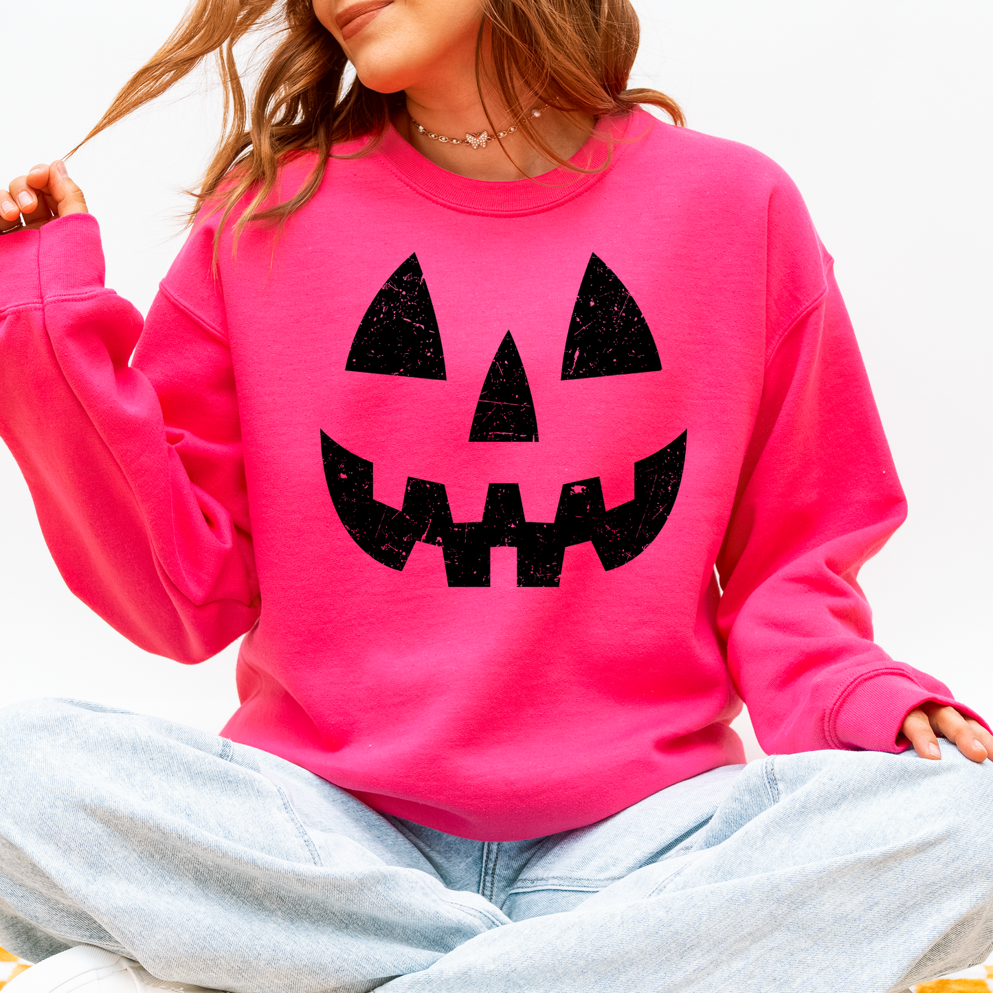 Jack o Lantern, Cute, Halloween Sweatshirt