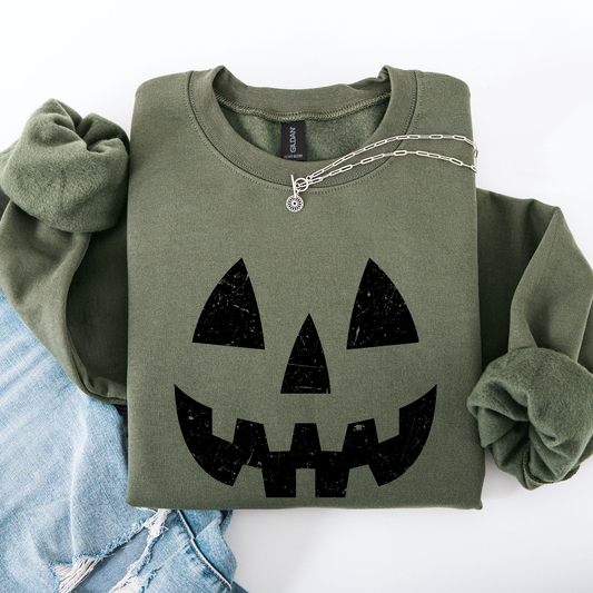 Jack o Lantern, Cute, Halloween Sweatshirt
