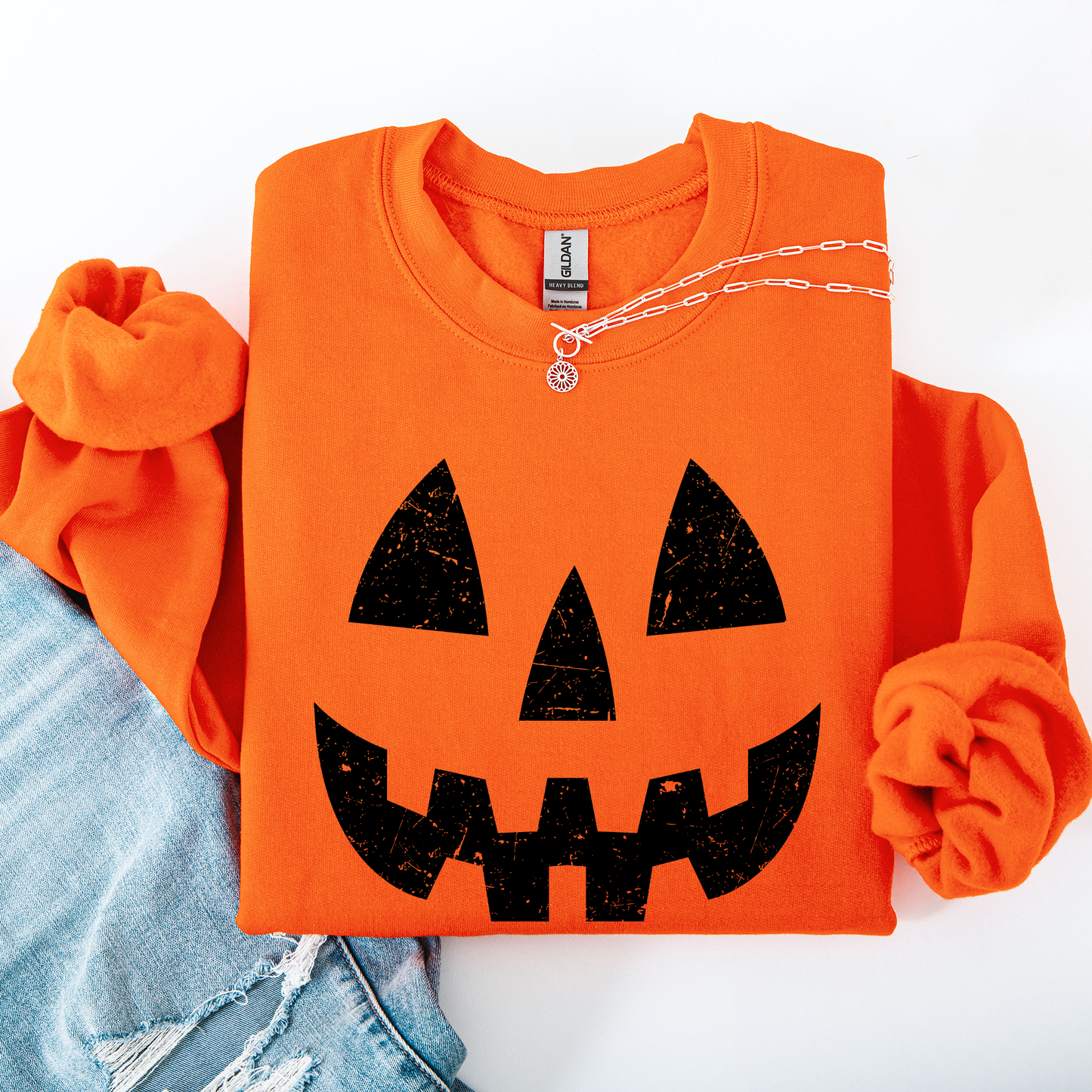 Jack o Lantern, Cute, Halloween Sweatshirt