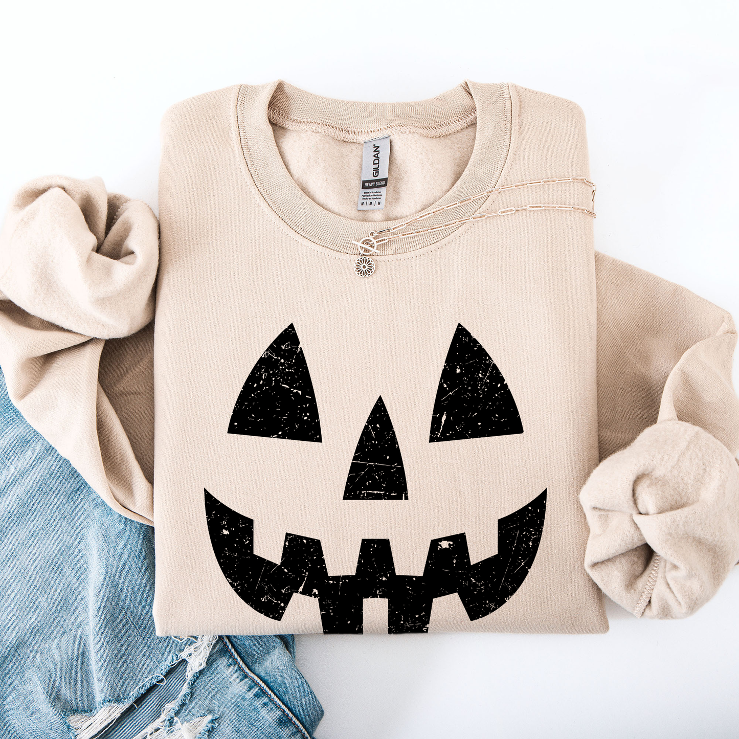 Jack o Lantern, Cute, Halloween Sweatshirt