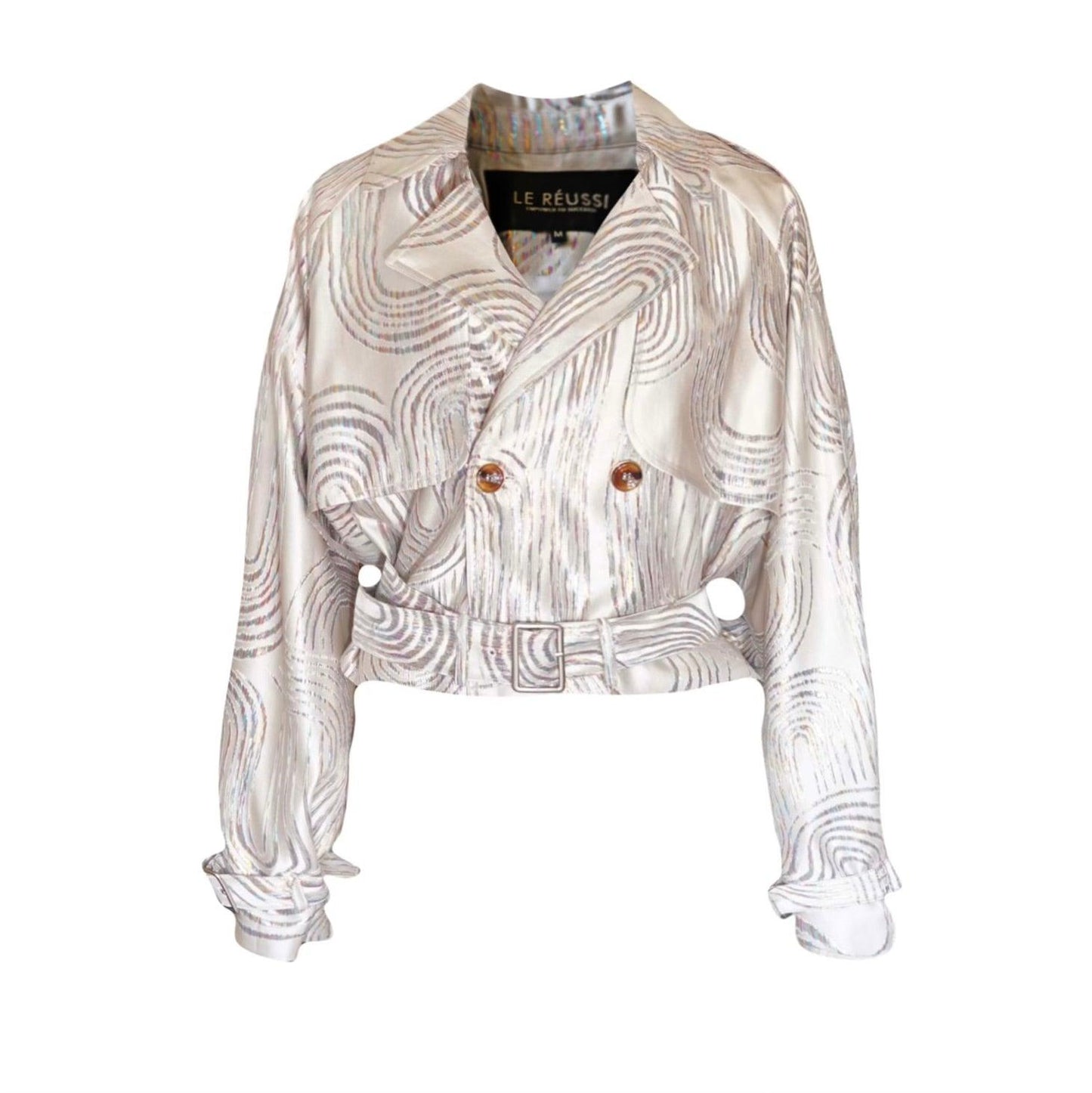Jacqueline Bomber Jacket Beige Women's Bomber Coat Le Réussi