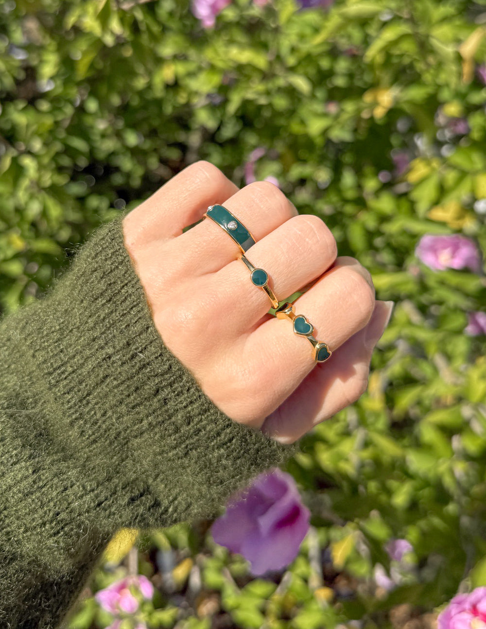 Jade Ring Set