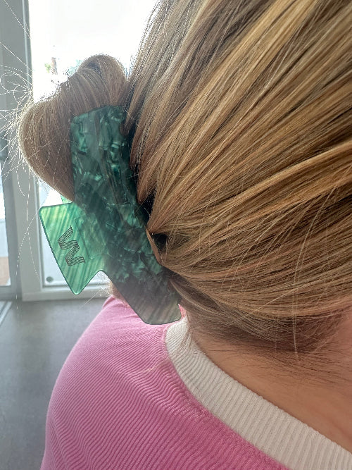 Jade Green Large Hair Claw MASAMI