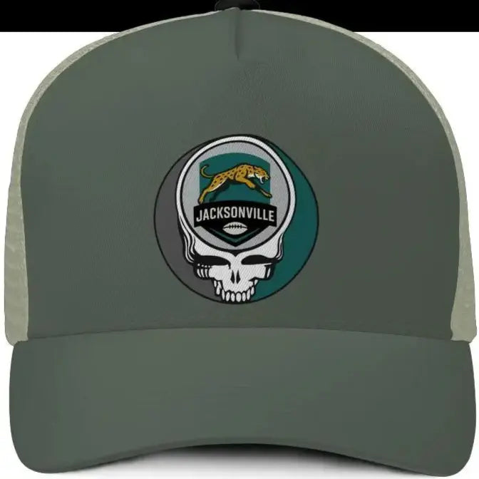 Jacksonville Football Edition Stealie Trucker Cap DTF-Printed The Gridiron Collection