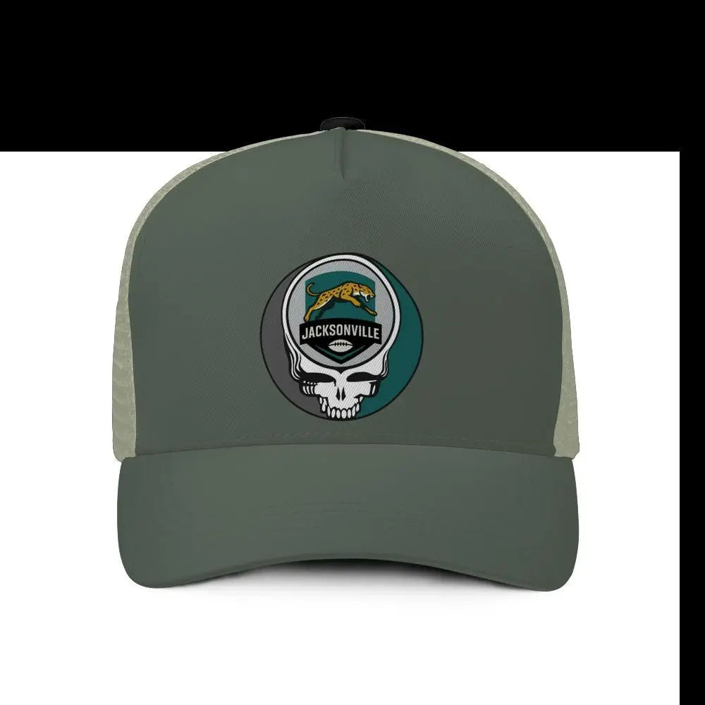 Jacksonville Football Edition Stealie Trucker Cap DTF-Printed The Gridiron Collection