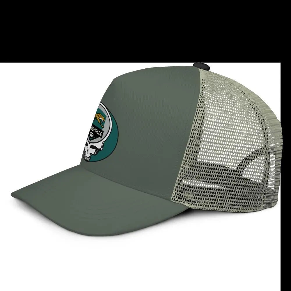 Jacksonville Football Edition Stealie Trucker Cap DTF-Printed The Gridiron Collection