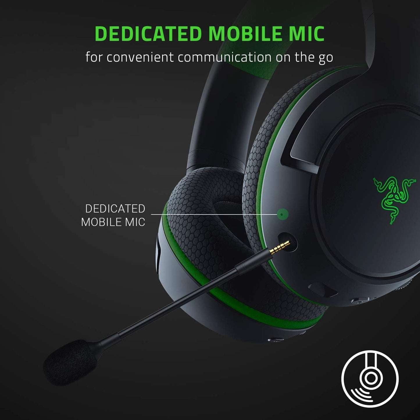 Razer Opus X Active Noise Cancelling Wireless Headphones – Black – Certified Refurbished