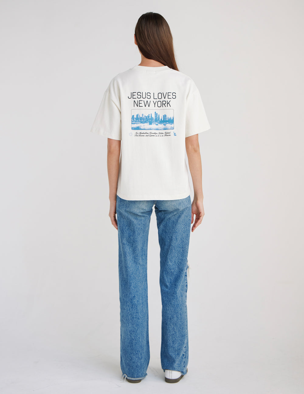 Jesus Loves New York Heavyweight Cotton Tee City Revival Collection