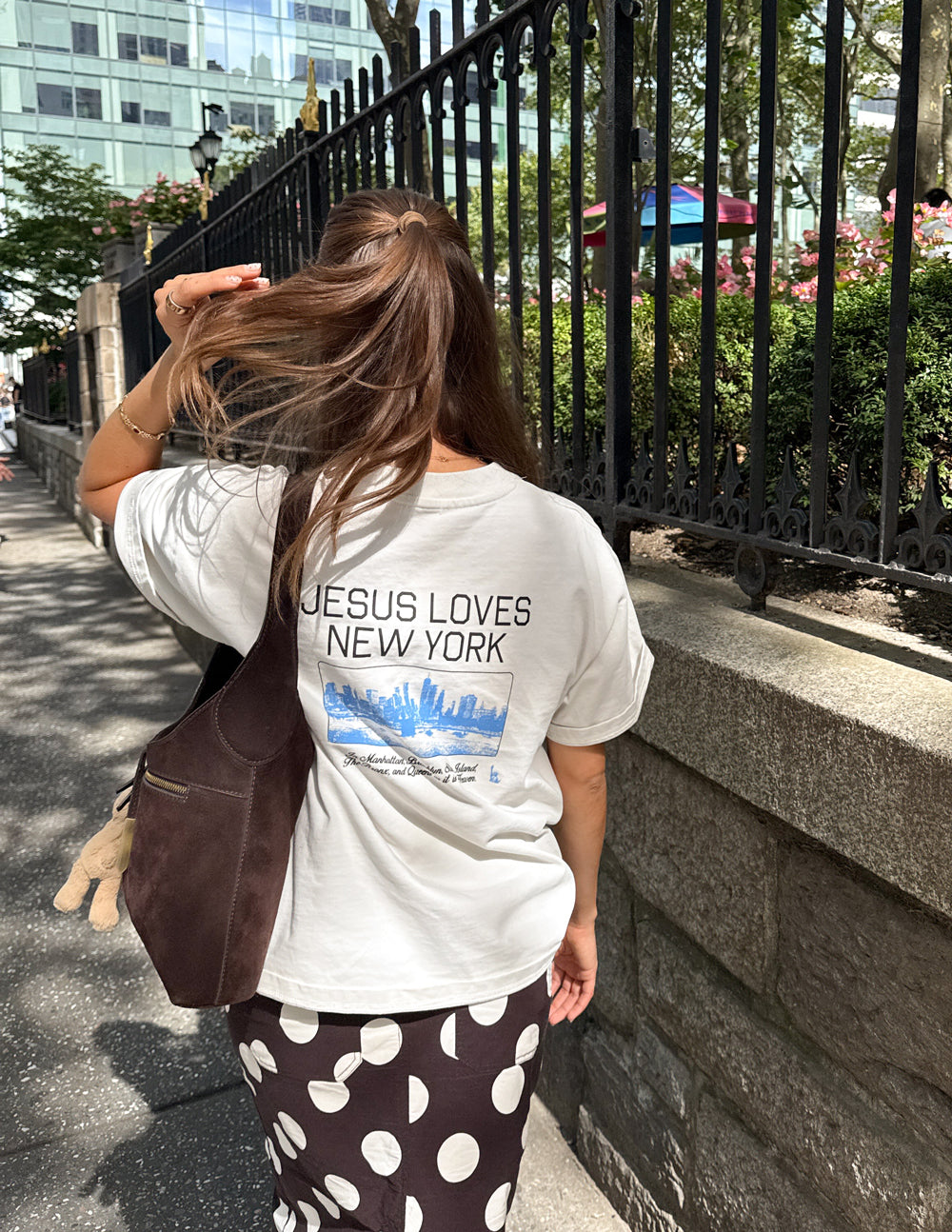 Jesus Loves New York Heavyweight Cotton Tee City Revival Collection