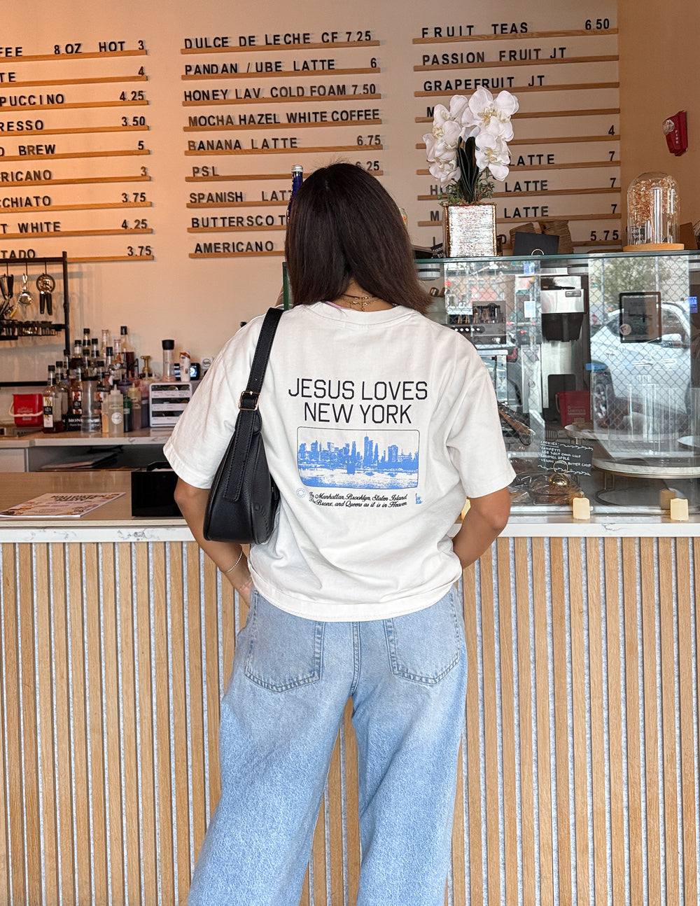 Jesus Loves New York Heavyweight Cotton Tee City Revival Collection