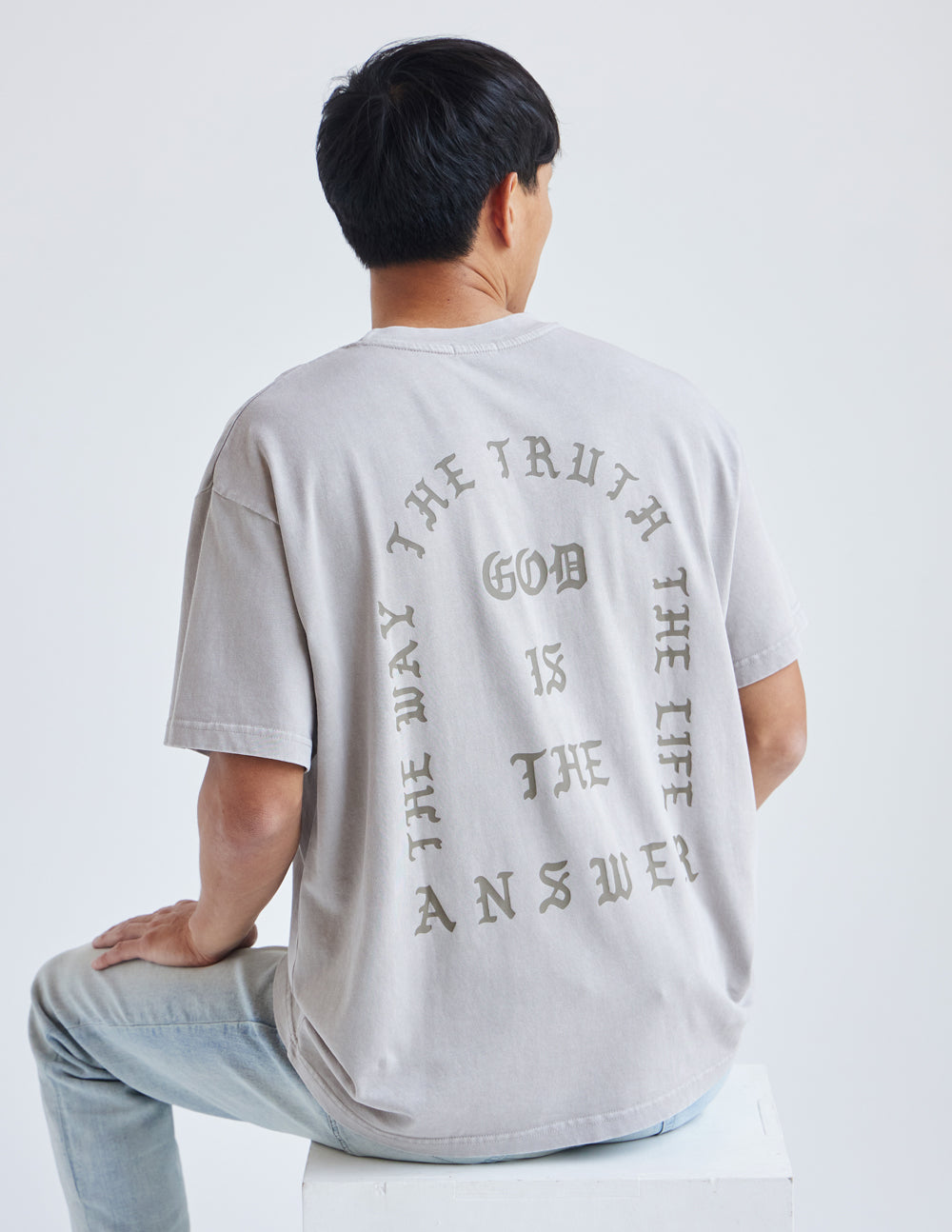 Jesus Saves Taupe Unisex Tee