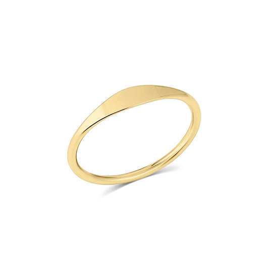 14k Gold Filled Mini Signet Juliette Ring The First Layer