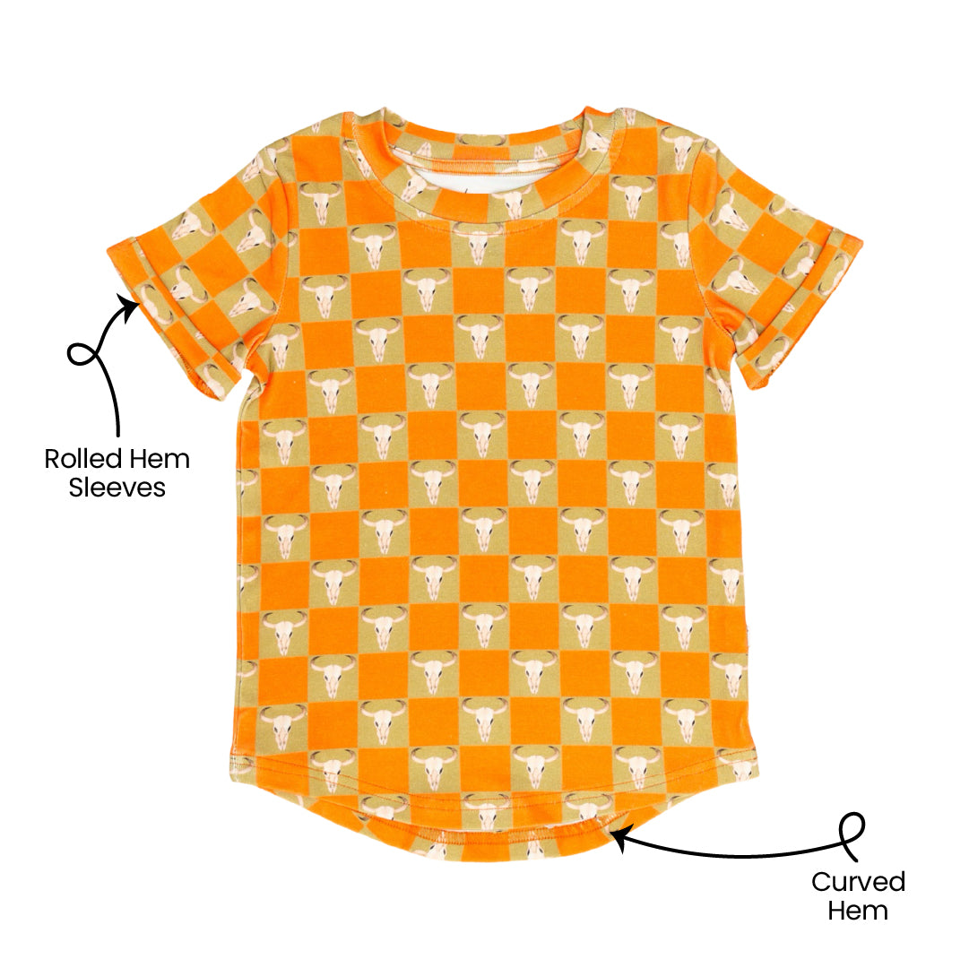 Bamboo Short Sleeve Signature Tee Kids T-Shirt Kasen