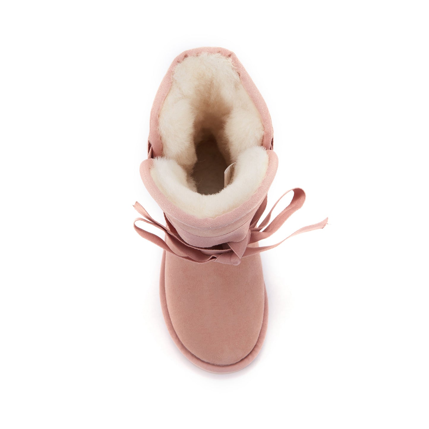 Kids Bedouin Pink Suede Short Cut Boot Australia Luxe Collective