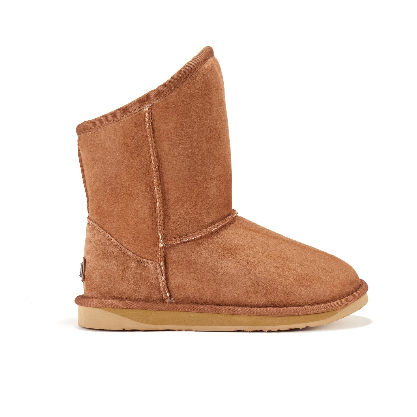 Kids Cosy Chestnut Extra Short Slip On Boot Luxe