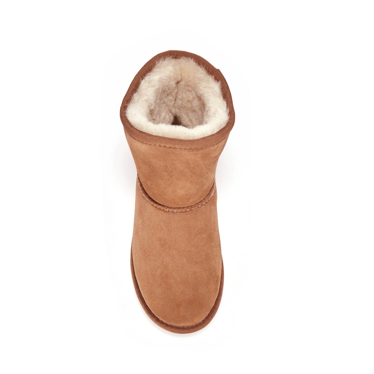 Kids Cosy Chestnut Extra Short Slip On Boot Luxe