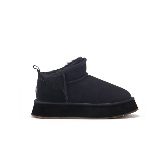 Cosy Ultra Platfoam Slip On Boot Kids Black Luxe