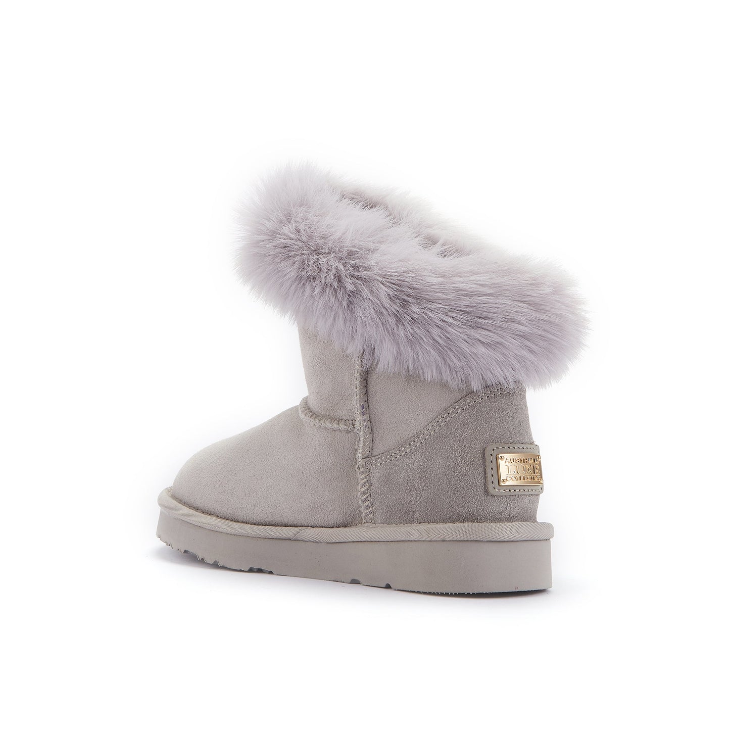 Kids Foxy Ice Gray Cosy Xtra Short Shoe Luxe
