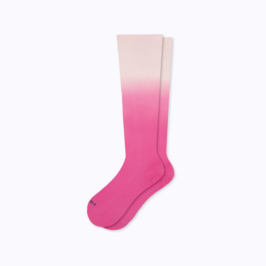 Knee-High Ombre Compression Socks 20-30 mmHg