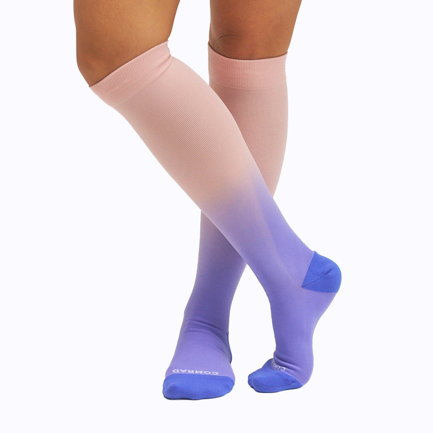 Compression Ombre Knee-High Socks