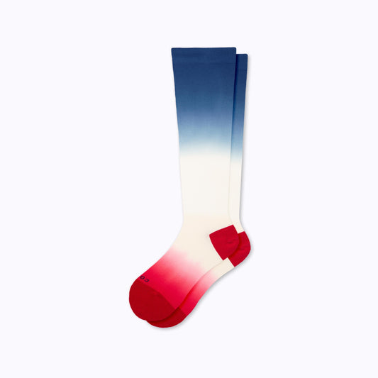 Knee-High Compression Socks Double-Dip Ombre Socks