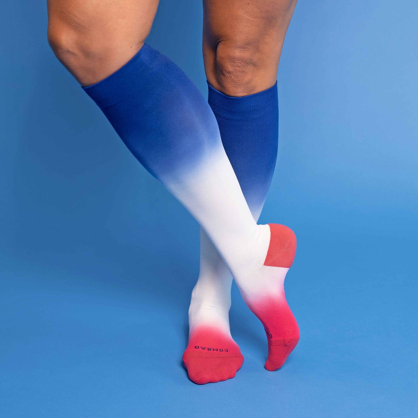 Knee-High Compression Socks Double-Dip Ombre Socks