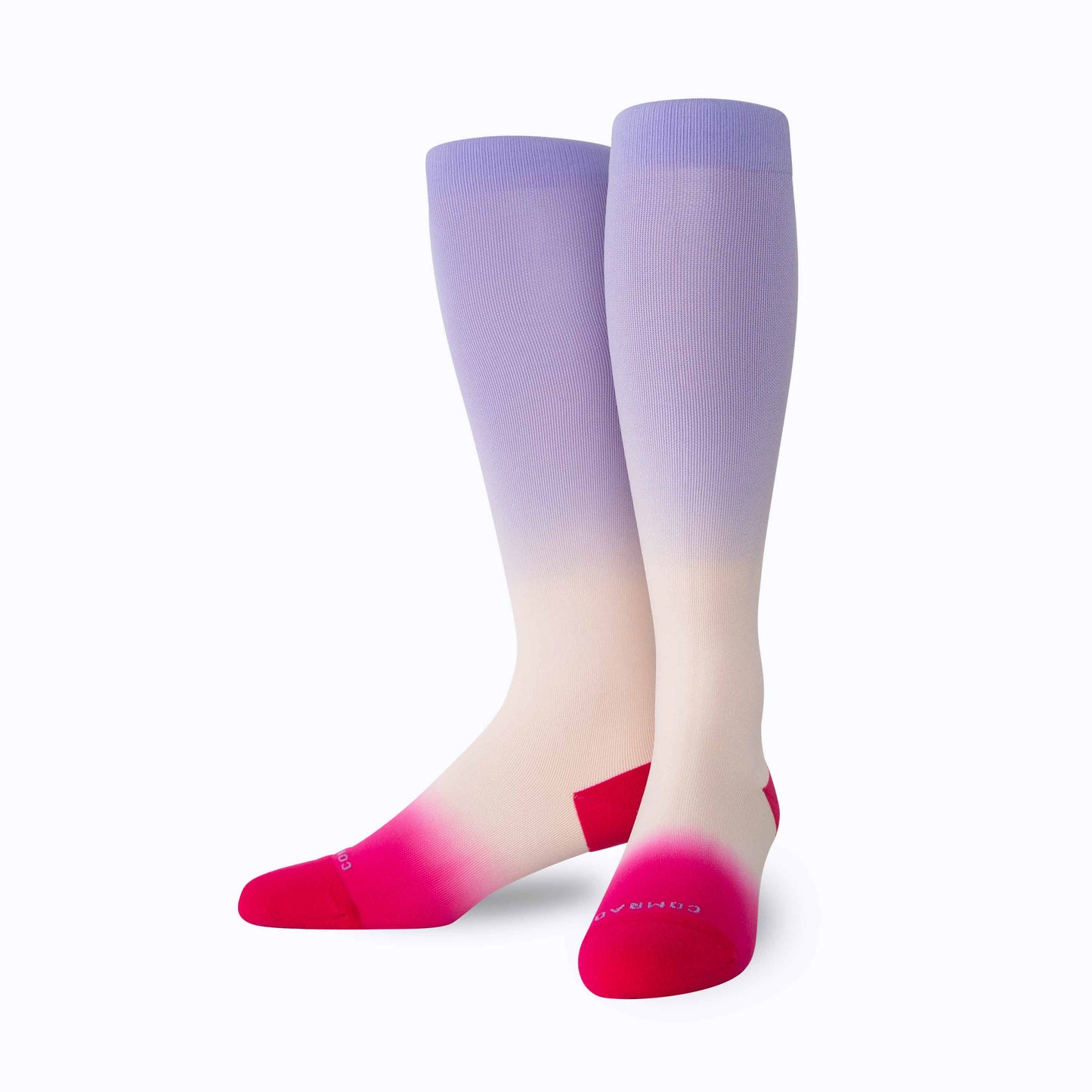 Knee-High Double-Dip Ombre Compression Socks