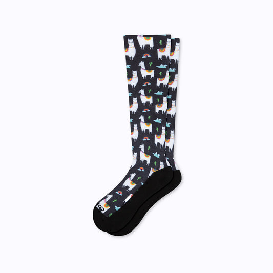 Cute Llama Compression Socks