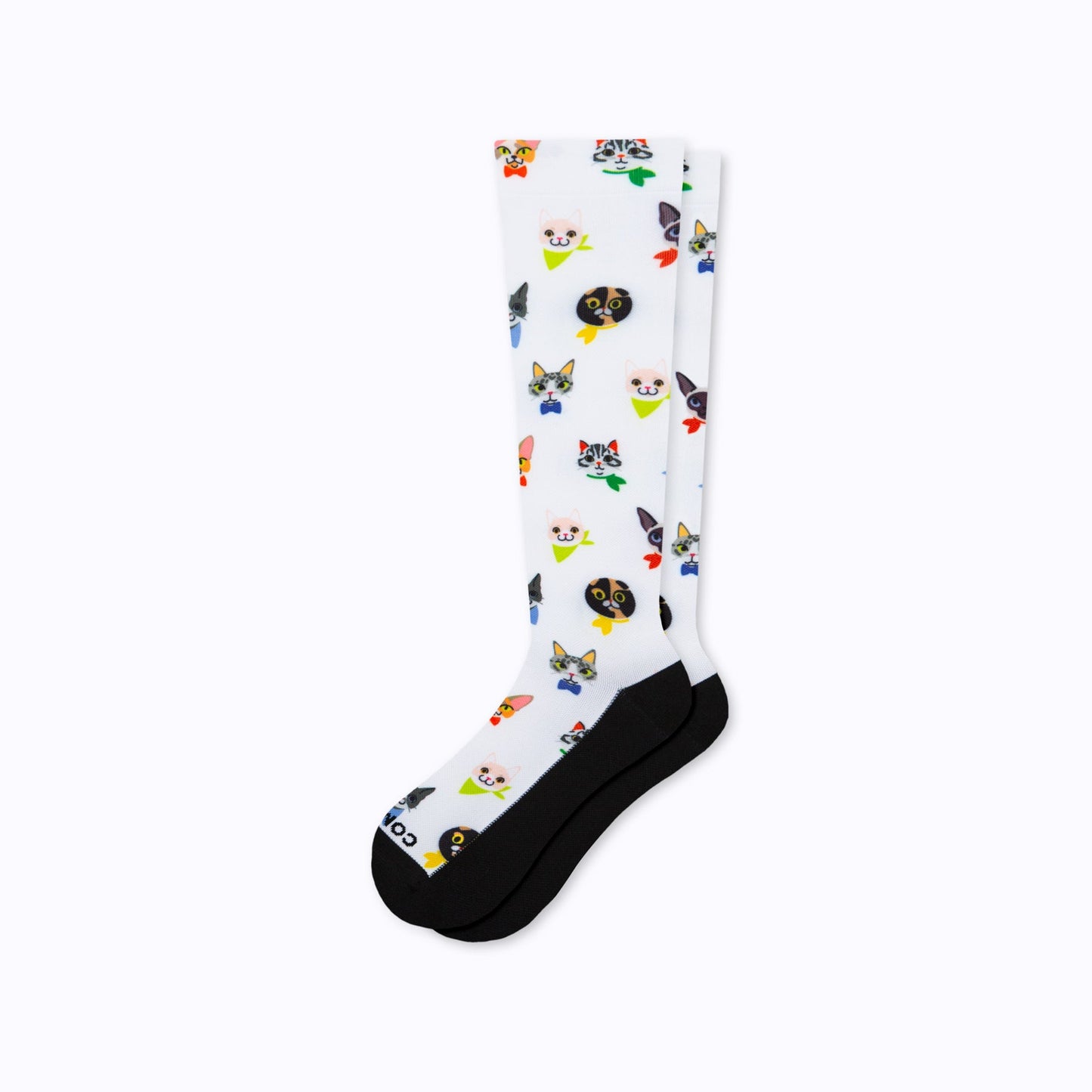 Cute Compression Socks Cat With Graduated Support