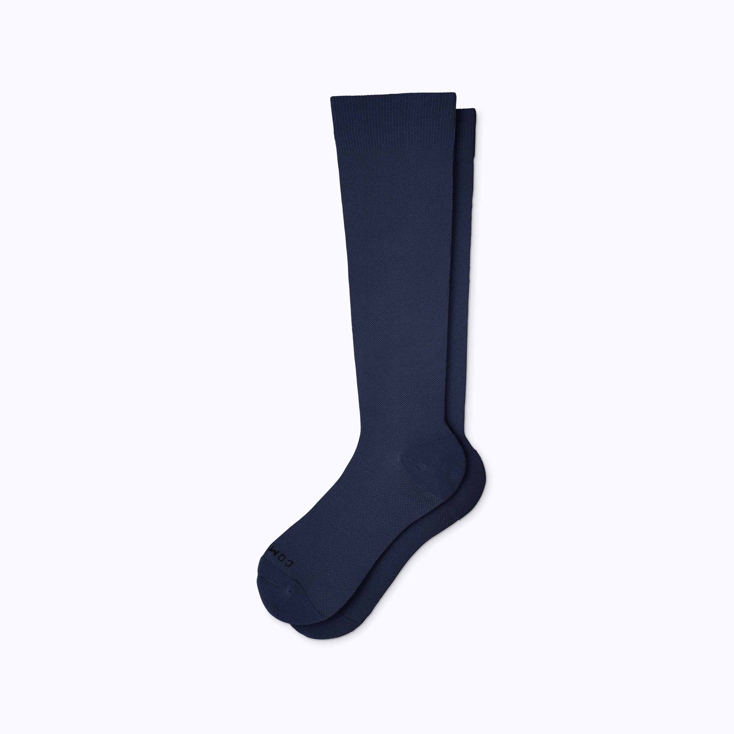 Knee-High Compression Socks Solid Navy Stockings