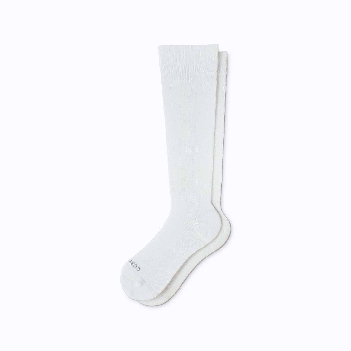 Knee-High Compression Socks Solid White Compression Socks