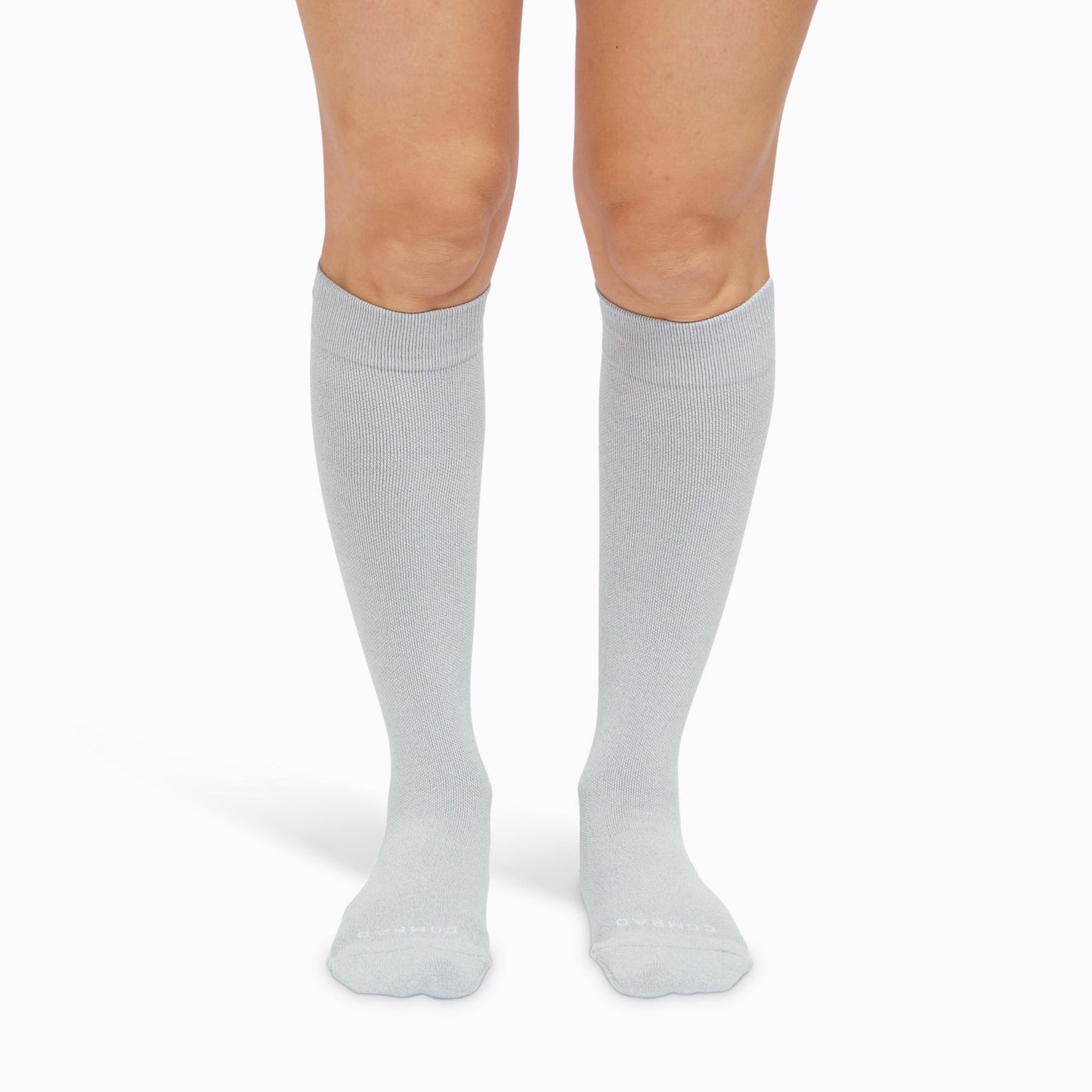 Knee-High Compression Socks 20-30 mmHg Solid Grey