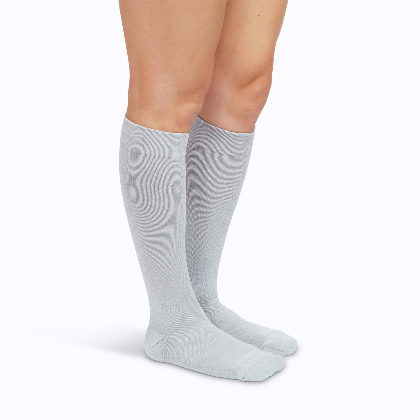 Knee-High Compression Socks 20-30 mmHg Solid Grey