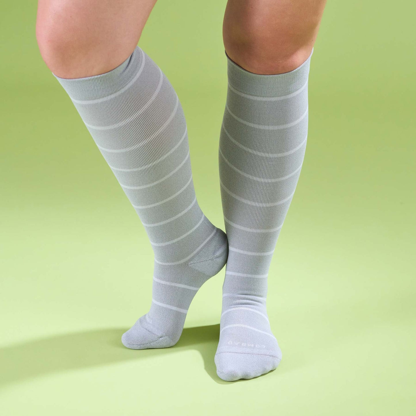 Knee-High Compression Socks 3 Pack Stripes