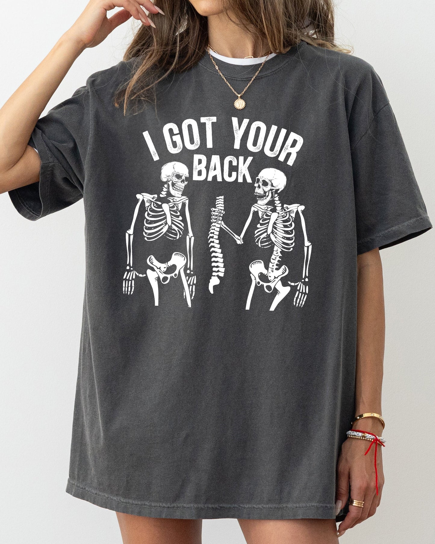 Funny Skeleton Witch Halloween Aesthetic Costume Tshirt Comfort Colors T-Shirt