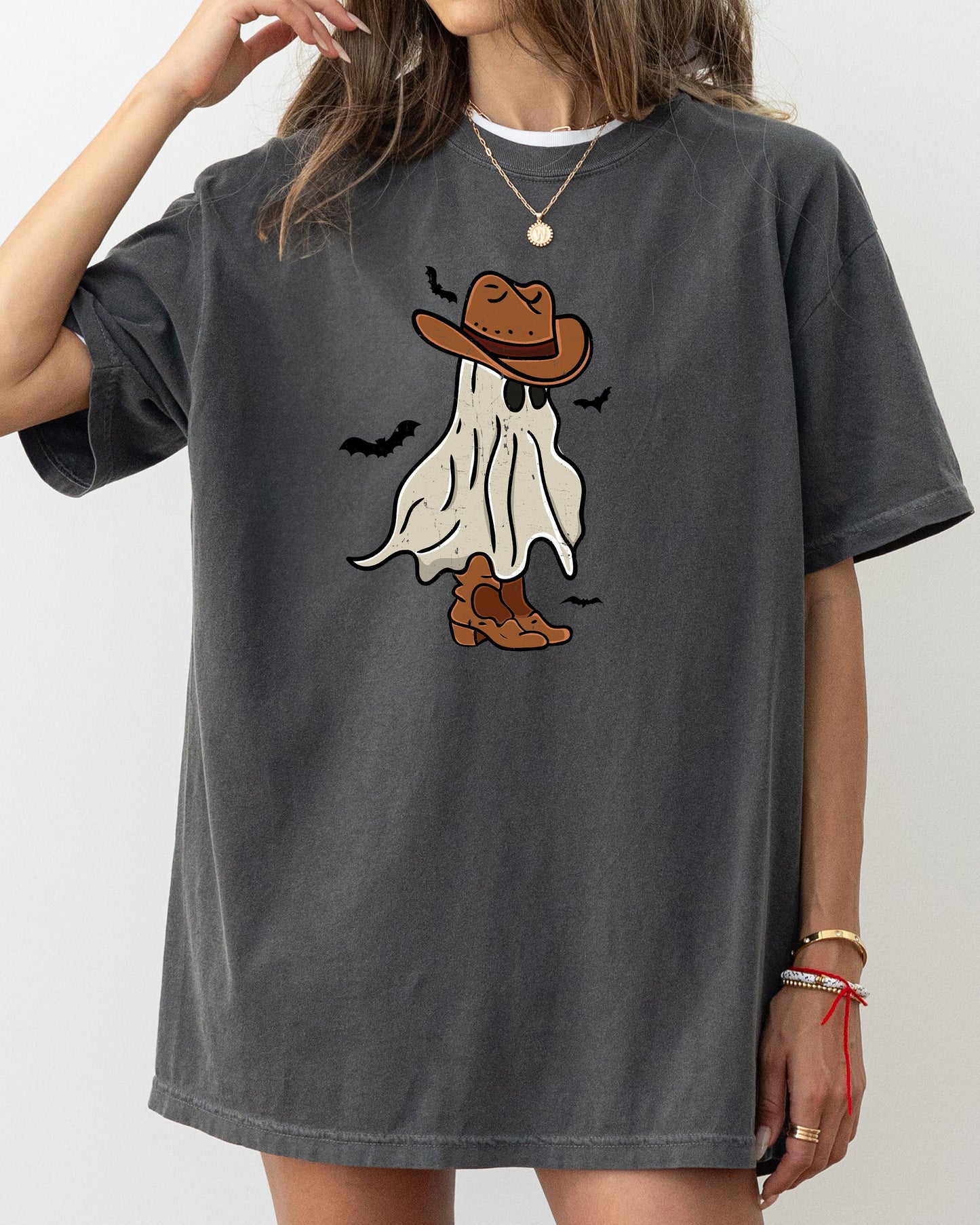 Mini Cowboy Ghost, Witch, Aesthetic, Funny, Meme, Halloween, Spooky, Costume, Tshirt Comfort Colors T-Shirt