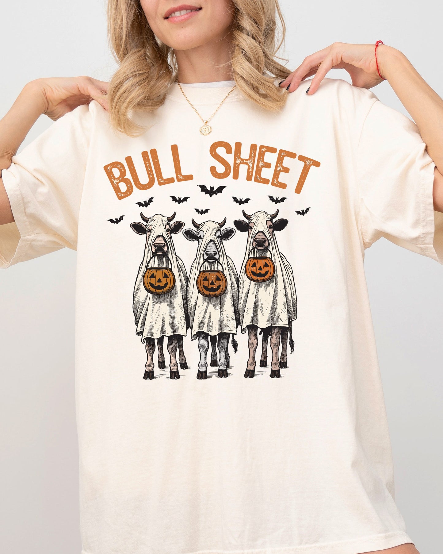 Bull Sheet Western Halloween Costume Tshirt Comfort Colors T-Shirt
