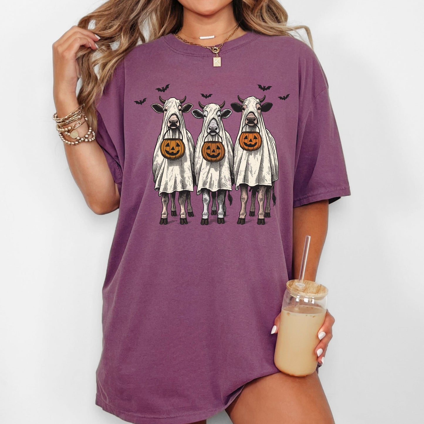 Bulls Cow Lovers Aesthetic Halloween Costume T-Shirt Comfort Colors