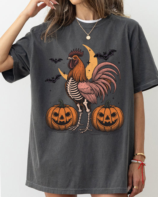 Rooster, Vintage, Farm, Animal Lover, Ghost, Western, Witch, Aesthetic, Meme, Halloween, Costume, Tshirt Comfort Colors T-Shirt
